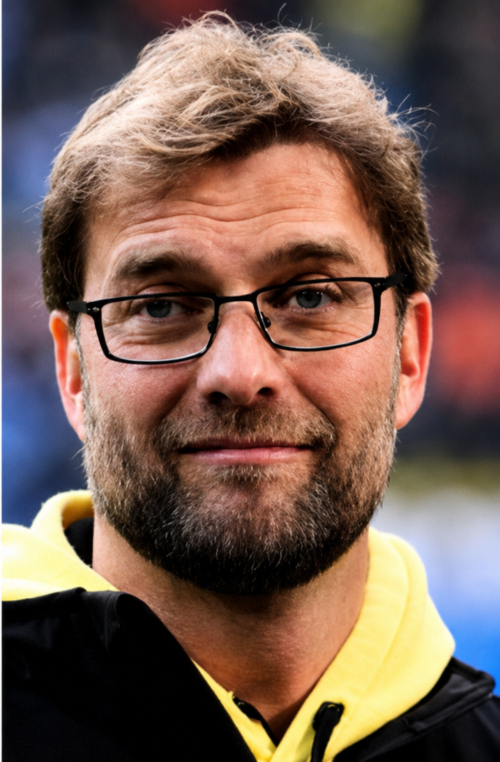 Na behandeling: Jurgen Klopp